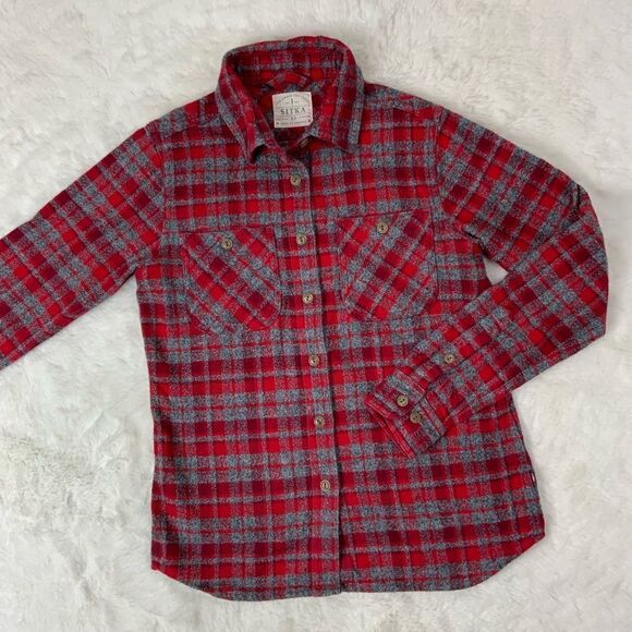 Womens SITKA long sleeve flannel shirt - Picture 1 of 4